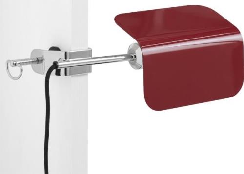 Hay Apex Clip Lamp Maroon Red Str H 27.4cm Ø 13.9cm - Bordlamper hos M...