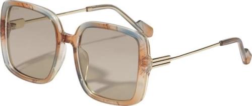 Pilgrim Aliet Sunglasses Multi/gold one size - Solbriller Glas hos Mag...