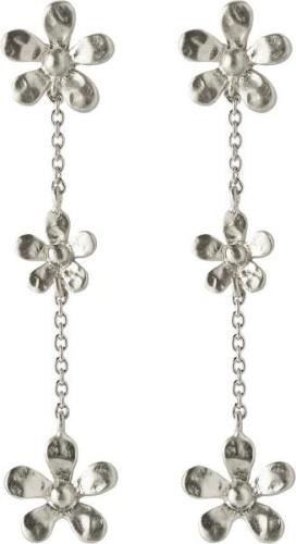 Pernille Corydon Jewellery Wild Poppy Earrings Length 48 mm - Ørestikk...