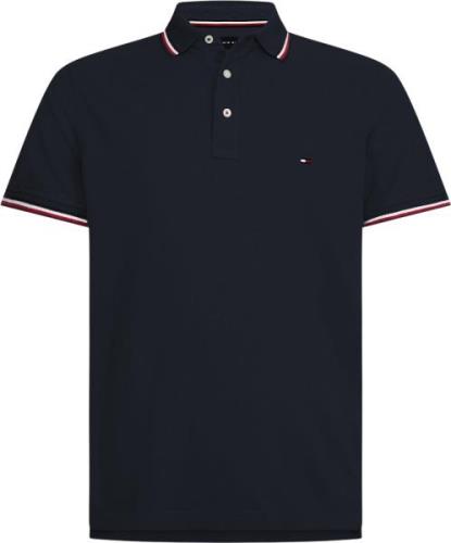 Tommy Hilfiger Core Tommy Tipped Slim Polo Mand Desert Sky Kortærmede ...