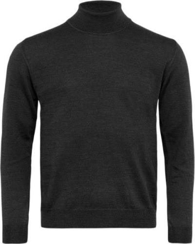 Sand Merino Id Mand Sort Turtlenecks Str L Merino - hos Magasin