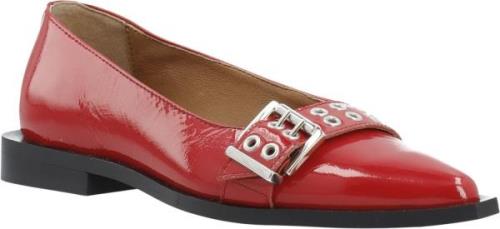 Bianco Biavictoria Buckle Ballet Flat Nappalak Kvinde Red Nappalak Bal...