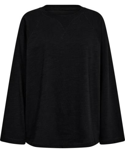 Moshi Moshi Mind Earth Sweat Kvinde Black Sweatshirts Str L - hos Maga...