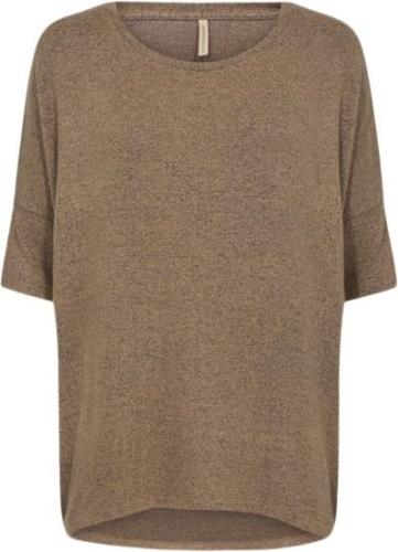 soyaconcept Scbiara 96 Bluse Camel Kvinde 98404 Camel Kortærmet Strik ...