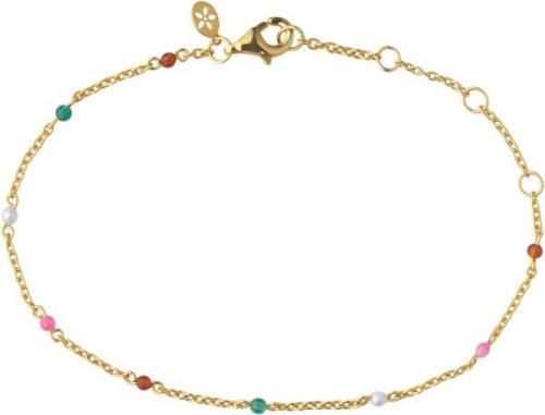 ByBiehl Scarlett Bracelet Colors GP - Perlearmbånd hos Magasin