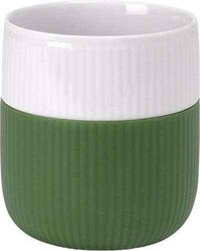 Royal Copenhagen Fluted Contrast Mug 35cl Forest Green Hvid - Kopper U...