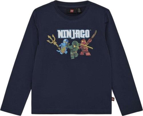 LEGO kidswear/LEGO børnetøj Lwtano 620 T-shirt L/S Str 128 cm - Blå Bl...