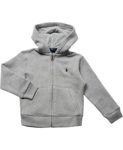 Polo Ralph Lauren Cottonblend-fleece Hoodie Str 2 År - Grå Hættetrøjer...