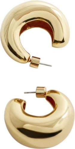 MANGO Volume Hoop Earrings U - Creoler hos Magasin