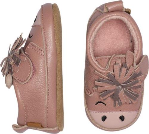 Melton Horse Leather Slippers Ash Rose Hjemmesko Str 26/27 - Læder hos...