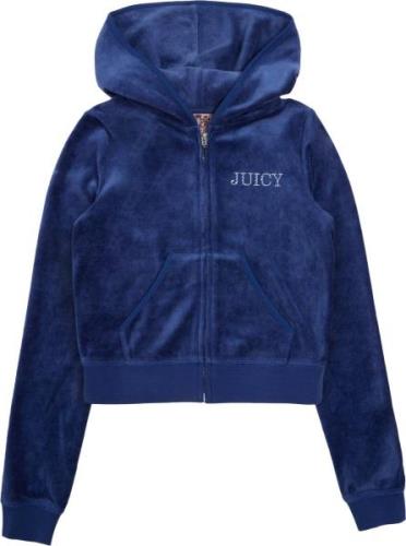 Juicy Couture Heritage Crown Robyn Hoodie Kvinde Blue Depths Hættetrøj...