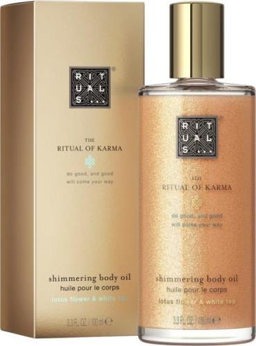 Rituals The Ritual of Karma Shimmering Body Oil 100 ml - Cremer hos Ma...