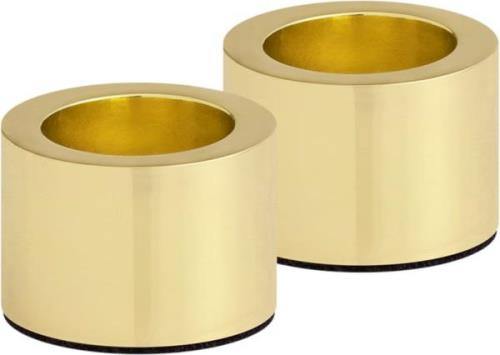 Uyuni Light Candleholder Taper, Matte Brass, 2pack, 3,25x2,32 cm Brass...