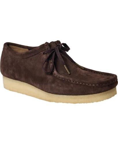 Clarks Originals Wallabee Mand Dark Brown Suede Sejlersko Str 41 - hos...