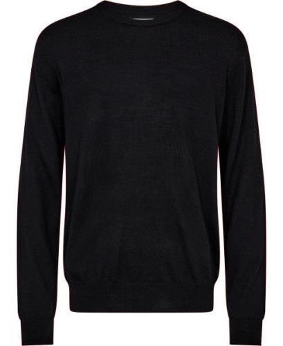 Magasin Morgan 2 100% RWS Merino Wool Mand Black Sweaters Str L Merino