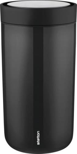 Stelton To Go Click Termokop 0,2 l, Black Black - To-go-kopper Stål ho...