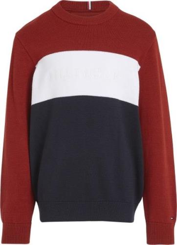 Tommy Hilfiger Colorblock Regular Sweater Str 5 år / 110 cm - Desert S...