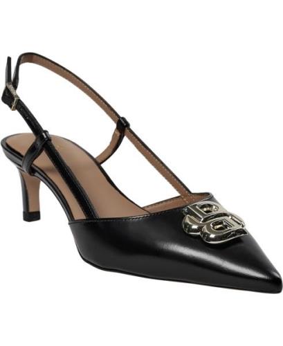 BOSS Janet_Slb50_Bobb Kvinde Sort Slingbacks Str 40 - hos Magasin