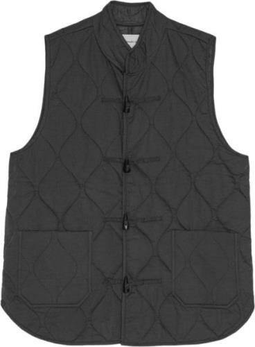 Moshi Moshi Mind Meadow Quilted Vest Kvinde Moonless Night Veste Str L...