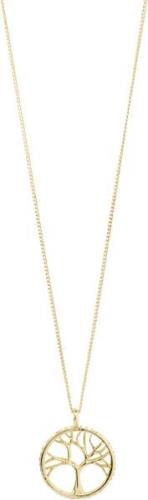 Pilgrim Alia Recycled Necklace Goldplated one size - Halskæder Med Ved...