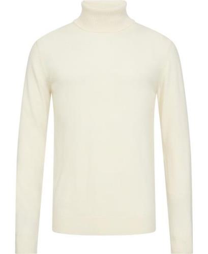 Manifattura Knitwear Mand Creme Sweaters Str L - Merino Uld hos Magasi...