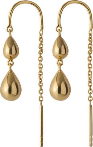 Pernille Corydon Jewellery Rain Earchains Length 26 mm One Size - Øreh...