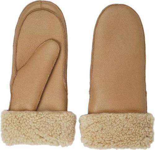 Lovelies Vinson Mittens - Sheep Skin With Curly Shearling Around TH L ...