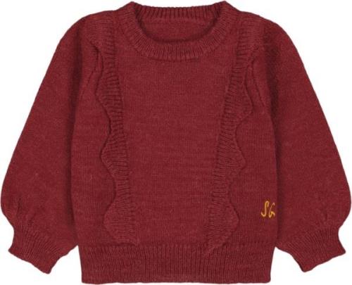 Soft Gallery Sgbmegan Knit Pullover Str 12m Piger - Tibetan Red Strik ...