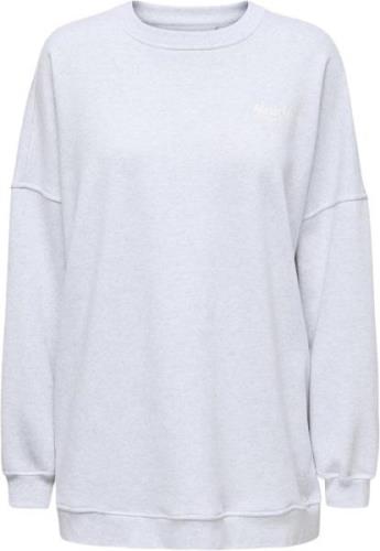 ONLY Onldaze L/S Oversize Print Oneck B Kvinde Grå Sweatshirts Regular...