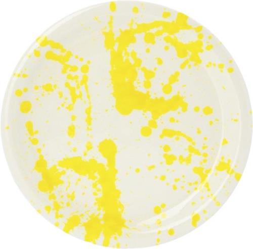 Familianna Splash Dinner Plate Classic Yellow Splash Str D: 26 cm - Mi...