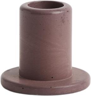 Hay Tube Candleholder Concretesmall 0008 - Kronelysestager hos Magasin