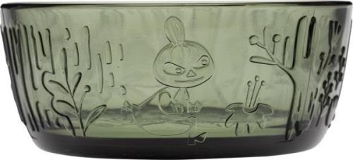 Moomin Arabia Mumi Glasskål 35 cl Pine Green Fyrregrøn - Serveringsskå...