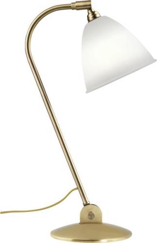 Gubi Bestlite BL2 Table Lamp Porclen / Brass Str H: 48 x Ø 17.5 x Ø 16...