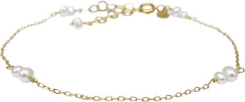 BeChristensen Eileen Pearl Bracelet Gold One Size - Kædearmbånd Med Ve...