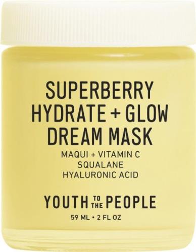 Youth To The People Superberry Hydrate Glow Dream Mask 59 ml - Ansigts...