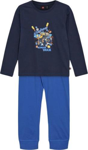 LEGO kidswear/LEGO børnetøj Lwaris 608 Pyjamas Str 128 cm - Blå Nattøj...