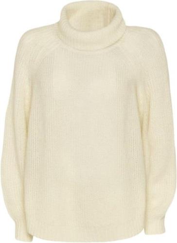 Sand 5618 Lihi Roll Neck Kvinde Hvid Rullekraver Str L - hos Magasin