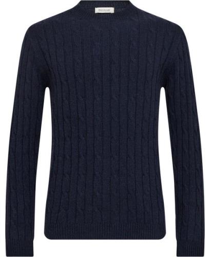 Manifattura Knitwear Mand Blå Sweaters Str XXL - Cashmere hos Magasin