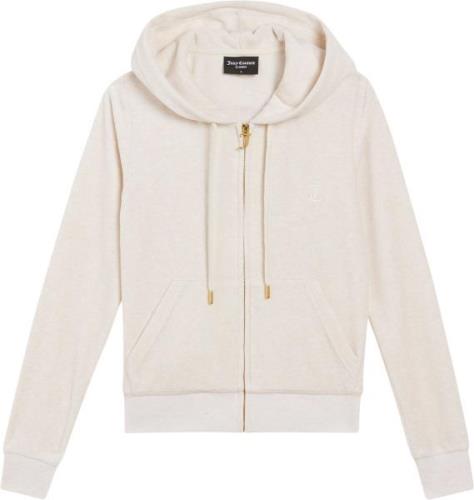 Juicy Couture Robertson Gold Kvinde Oatmeal Marl Hættetrøjer Str L - V...