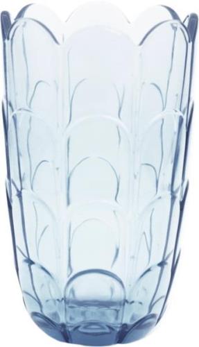 Holmegaard Lily Vase H19 cm Blue Iris Blå Str H:19 Ø:11 cm - Vaser Gla...