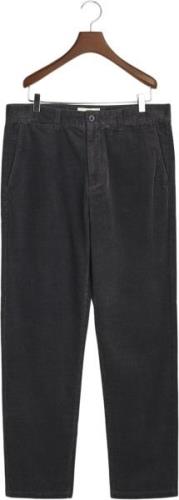 Gant Regular Cord Chinos Mand Black Grey Bukser Str 33/32 - hos Magasi...