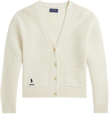 Polo Ralph Lauren 2/15 Wool/cash Rwswoolcshcrdgn-sv- Str L - Andover C...