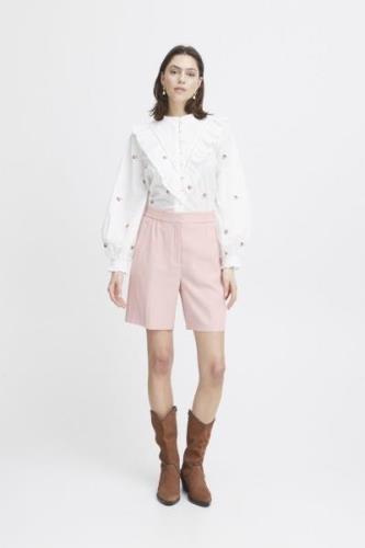 Atelier Rêve Irleono SHO Kvinde Silver Pink Bermudashorts Str 40 - hos...