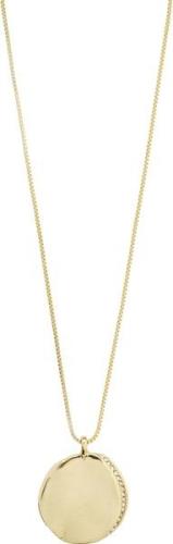 Pilgrim True Recycled Coin Necklace Goldplated one size - Halskæder Me...