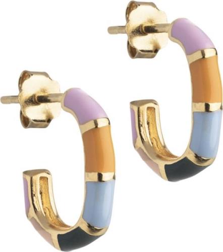 ENAMEL Copenhagen Hoops, Laura 16 x 13 mm - Creoler hos Magasin