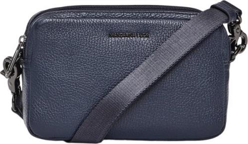 Mandarina Duck Mellow Leather Camera BAG / Dress Blue 20x13x5 - Skulde...