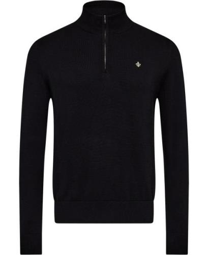 Morris Stockholm Brian Half Zip Mand Grey Turtlenecks Str L - hos Maga...