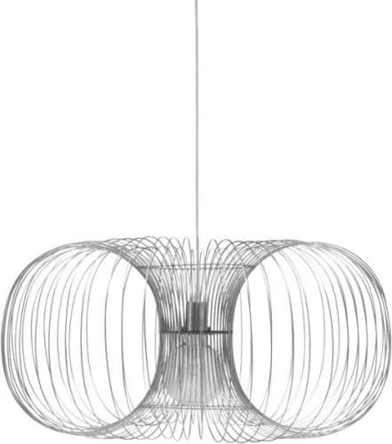 Normann Copenhagen Coil Lamp Ø90 x H56,5 0008 - Pendler Stål hos Magas...