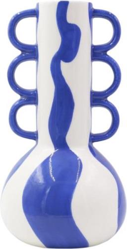 Que Rico Vase Tomás - Bold & Blue Blå Str 16 x 16 x 29,5 cm - Vaser Gl...