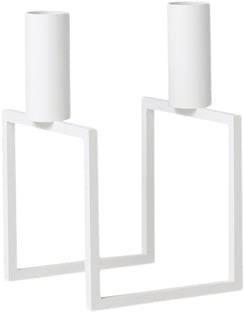 Audo Copenhagen Line, Candle Holder, White Hvid Str B: 10 x H: 10 cm. ...